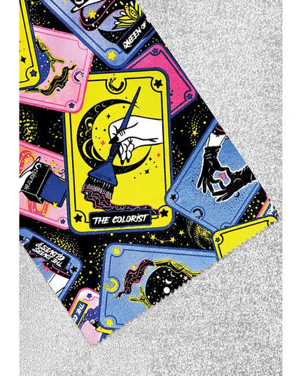 Step into the mystical realm of hair artistry with Tarotrak! Infused with the enchanting energy of Tarot, this foil guides your creative process like a trusted deck—revealing vibrant colors, bold styles, and transformative looks with every session. Let the symbols of intuition, creativity, and transformation inspire your work as you craft hair that feels as magical as it looks. The cards don’t lie—the future is fabulous hair!