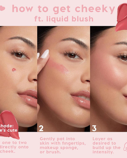 A weightless 8HR liquid blush that’s super buildable + blendable for a fresh, healthy glow. Its weightless, creamy texture glides onto skin and effortlessly layers without disturbing makeup underneath. Infused with Hyaluronic Acid + Polyglutamic Acid to boost hydration, Sea Moss to retain moisture and Niacinamide to smooth the look of skin.