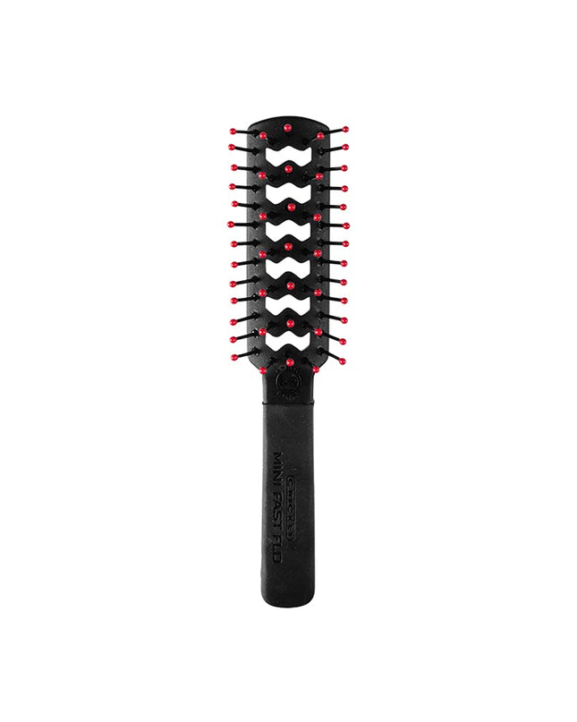 Quick Drying for On-the-Go: The Static Free Mini Fast Flo Vent Brush is expertly designed to dry hair quickly, making it an essential tool for travel and busy lifestyles. Its compact size fits well into any bag for easy, on-the-go styling.