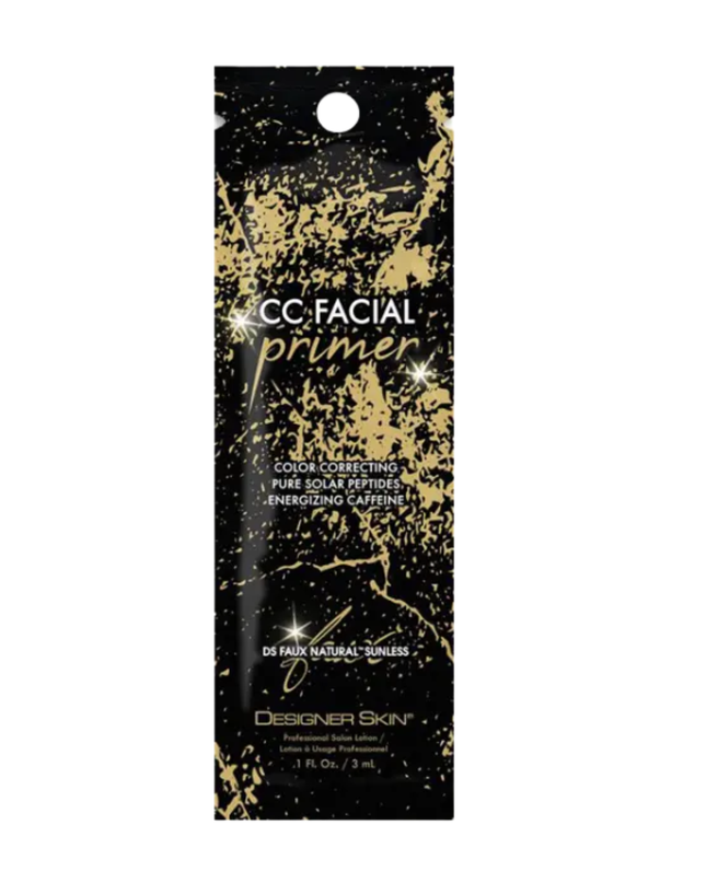 Achieve a flawless, sun-kissed glow with DS Faux Natural Sunless CC Facial Primer. This water-based, silicone-free, and cruelty-free primer is designed to perfect and prep your skin for the ultimate sunless tanning experience. Infused with color-correcting technology, anti-aging peptides, and skin-revitalizing ingredients, this lightweight formula ensures a radiant, even tan while nourishing and energizing your skin.