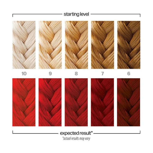 Vibrant and long lasting semi-permanent colors designed to fade gradually. Use each color on its own or intermix for a custom creation. For all hair types. Deeper tones can fade up to 45 washes, lighter tones can fade up to 25.