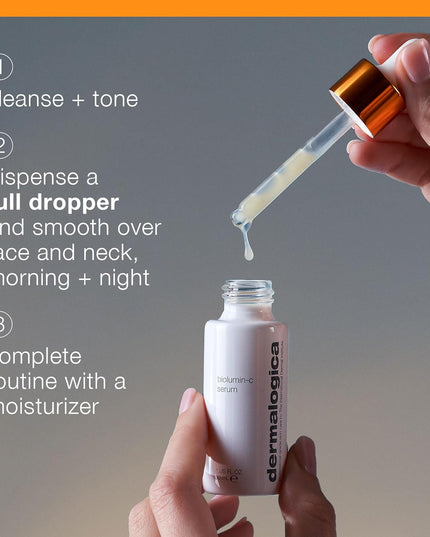 A high-performance Vitamin C serum that works with skin’s own defenses to brighten and firm. Advanced bio-technology fuses ultra-stable Vitamin C and Palmitoyl Tripeptide-5, helping to dramatically reduce the appearance of fine lines and wrinkles.