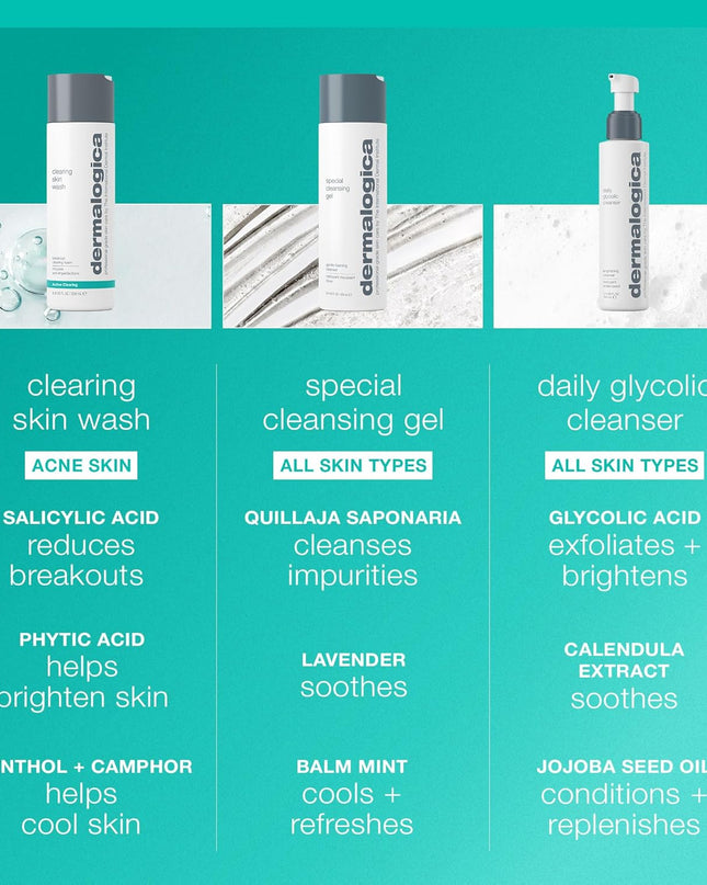 This non-irritating, naturally-foaming cleanser helps clear skin and reduce visible skin aging.