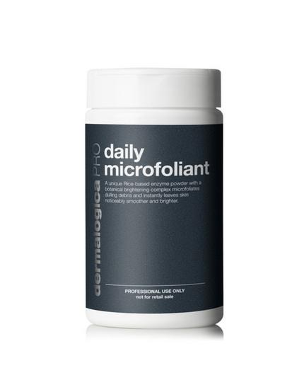 Daily Microfoliant® is Dermalogica's iconic brightening, smoothing powder exfoliant. This rice-based formula polishes dull skin, leaving it instantly smoother and brighter.