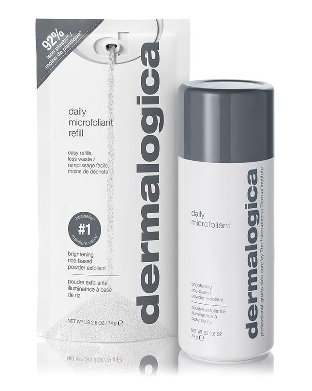 Achieve brighter, smoother skin every day with this iconic exfoliating powder. Rice-based powder activates upon contact with water, releasing Papain, Salicylic Acid and Rice Enzymes to polish skin to perfection. A Skin Brightening Complex of Rice Bran (including Phytic Acid), White Tea, and Licorice helps balance uneven skin tone while a soothing blend of Colloidal Oatmeal and Allantoin helps calm skin. Gentle enough for daily use.