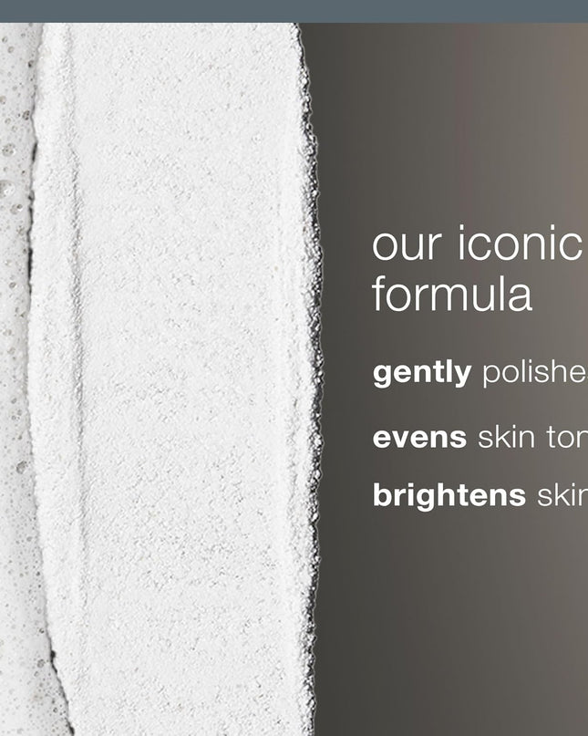 Achieve brighter, smoother skin every day with this iconic exfoliating powder. Rice-based powder activates upon contact with water, releasing Papain, Salicylic Acid and Rice Enzymes to polish skin to perfection. A Skin Brightening Complex of Rice Bran (including Phytic Acid), White Tea, and Licorice helps balance uneven skin tone while a soothing blend of Colloidal Oatmeal and Allantoin helps calm skin. Gentle enough for daily use.