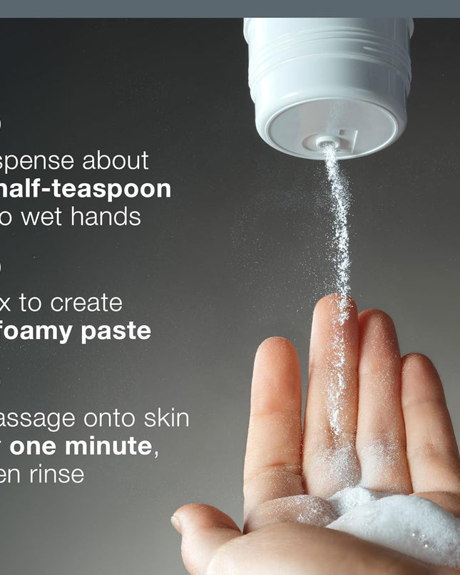 Achieve brighter, smoother skin every day with this iconic exfoliating powder. Rice-based powder activates upon contact with water, releasing Papain, Salicylic Acid and Rice Enzymes to polish skin to perfection. A Skin Brightening Complex of Rice Bran (including Phytic Acid), White Tea, and Licorice helps balance uneven skin tone while a soothing blend of Colloidal Oatmeal and Allantoin helps calm skin. Gentle enough for daily use.