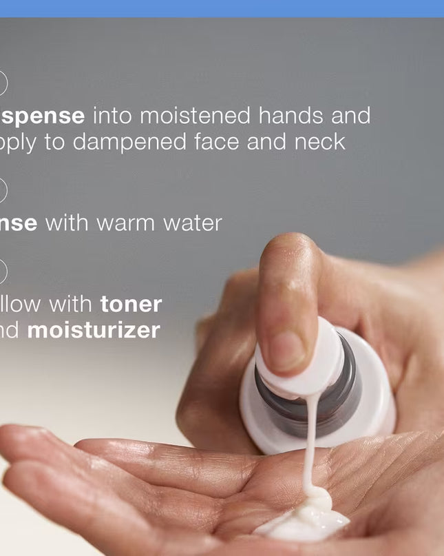 This cleanser is light, creamy, and actively nourishes while removing impurities.