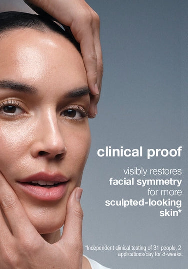 Neuroscience-powered sculpting oil.
Nourishing face serum combines neurotechnology and a biomimetic botanical blend to help visibly restore facial symmetry for a more sculpted appearance.