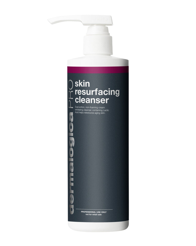 Dual-action exfoliating cleanser helps retexturize aging skin.