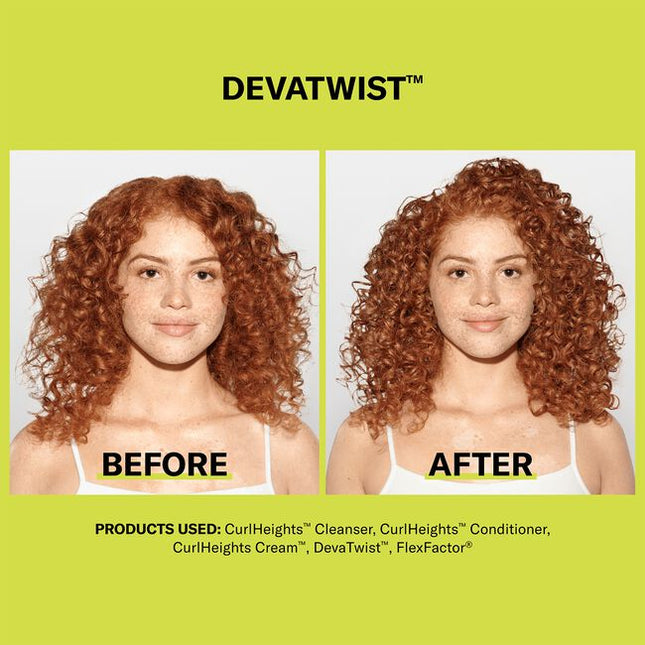 When you're short on time and long on tasks, this towel wrap is your new bestie. The soft, microfiber fabric helps dry your curls without roughing them up like a terrycloth towel tends to do. Its roomy crescent shape is great for all curl types and securely fastens so you can do other things while your curls dry. Twist on, move on!