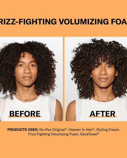 New for ultimate Curl Flexibility. Our formulas are dermatologist co-developed, backed by science and stylist approved. Give your curls a body boost! This lightweight foam with the Airy Volume Complex provides curls with fullness, touchable definition and frizz control, plus humidity resistance for up to 48 hours!