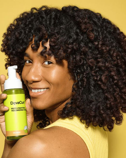 New for ultimate Curl Flexibility. Our formulas are dermatologist co-developed, backed by science and stylist approved. Give your curls a body boost! This lightweight foam with the Airy Volume Complex provides curls with fullness, touchable definition and frizz control, plus humidity resistance for up to 48 hours!