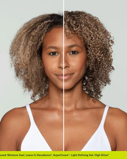 New for ultimate Curl Flexibility. Our formulas are dermatologist co-developed, backed by science and stylist approved. Definition without the crunch. This non-flaking formula with a curl-locking blend provides a non-sticky curl cast that enhances shape, fights frizz, and amplifies shine and bounce.