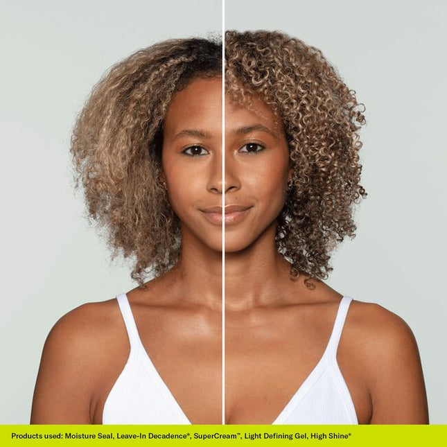 New for ultimate Curl Flexibility. Our formulas are dermatologist co-developed, backed by science and stylist approved. Definition without the crunch. This non-flaking formula with a curl-locking blend provides a non-sticky curl cast that enhances shape, fights frizz, and amplifies shine and bounce.