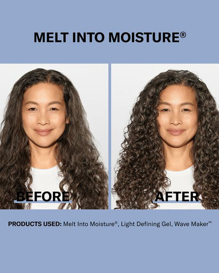 Melt on our ultra-rich conditioning mask. This treatment with a rich moisture preserving blend eases detangling, reduces frizz and nourishes dry curls without weighing them down. Leaves curls silky-soft and shiny.