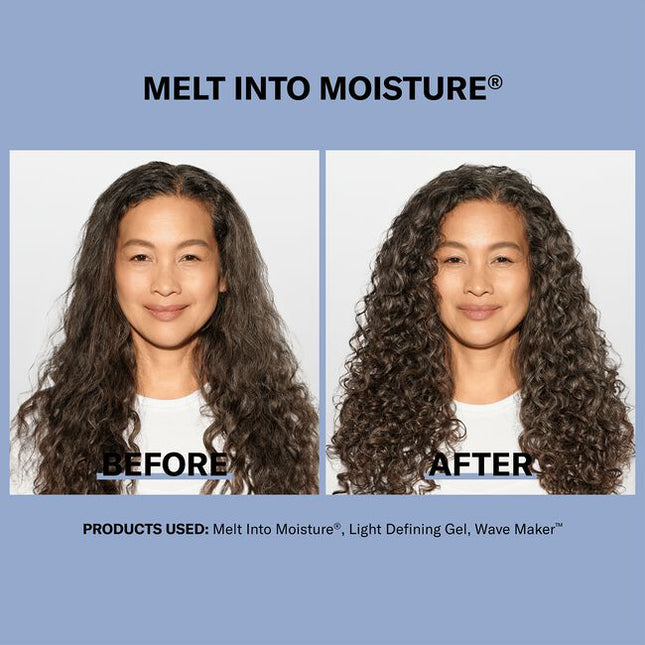 Melt on our ultra-rich conditioning mask. This treatment with a rich moisture preserving blend eases detangling, reduces frizz and nourishes dry curls without weighing them down. Leaves curls silky-soft and shiny.
