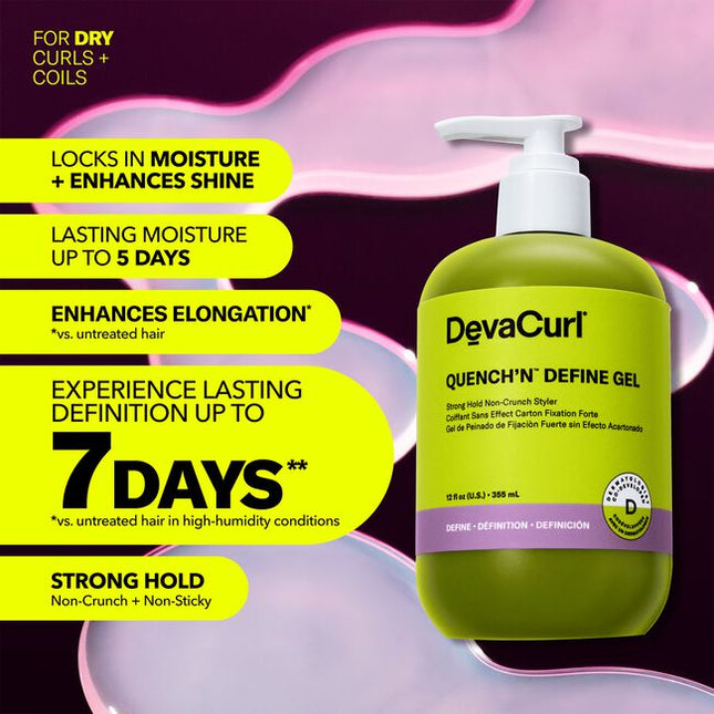 Moisture meets strong hold. Enhance curl definition for up to 7 days,* and control frizz* without flaking.
*vs. untreated hair in high humidity conditions