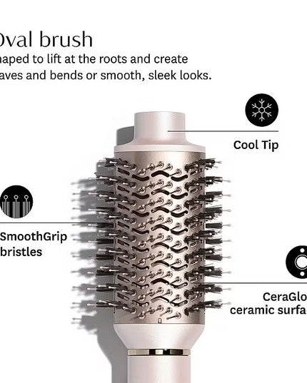 A ceramic air styler designed with high-performance heat and first-of-their-kind ceramic attachments, Aire 360 styles bouncy blowouts and lasting curls with zero heat damage.