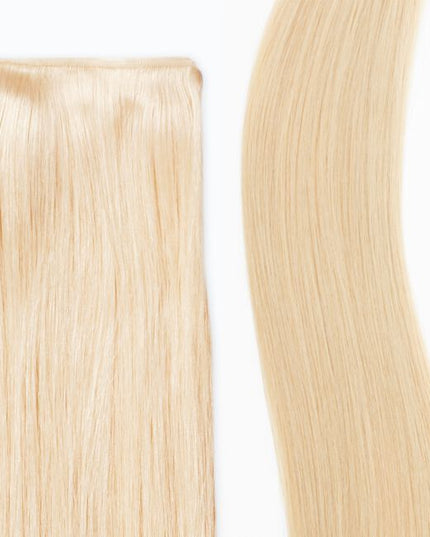 Experience the ultimate customization and comfort with Hybrid Wefts, offering a natural-looking blend, full movement, and perfectly tailored volume.