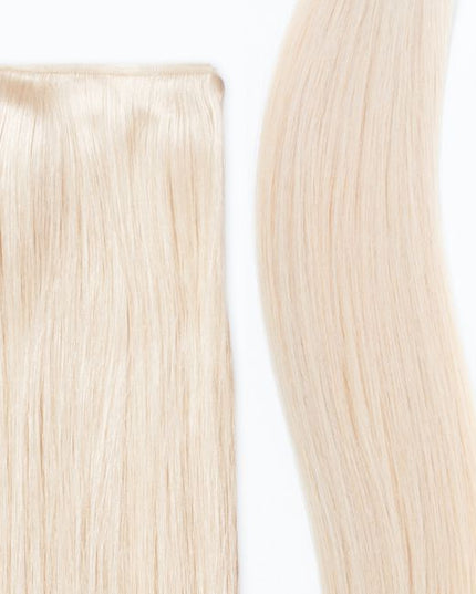 Experience the ultimate customization and comfort with Hybrid Wefts, offering a natural-looking blend, full movement, and perfectly tailored volume.