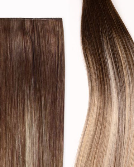 Experience the ultimate customization and comfort with Hybrid Wefts, offering a natural-looking blend, full movement, and perfectly tailored volume.
