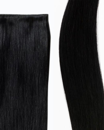 Experience the ultimate customization and comfort with Hybrid Wefts, offering a natural-looking blend, full movement, and perfectly tailored volume.