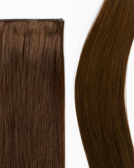 Experience the ultimate customization and comfort with Hybrid Wefts, offering a natural-looking blend, full movement, and perfectly tailored volume.