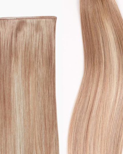 Experience the ultimate customization and comfort with Hybrid Wefts, offering a natural-looking blend, full movement, and perfectly tailored volume.