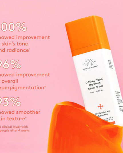 A potent 15 percent vitamin C day serum packed with antioxidants, nutrients, and fruit enzymes to visibly firm, brighten, and improve the signs of photoaging.