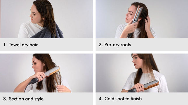 Dyson - Airstrait™ dryer and straightener (Ceramic Pink/Rose Gold)