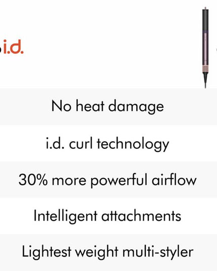 The most powerful Dyson Airwrap™ multi-styler for supercharged styling. 2x the air pressure from the new Dyson Hyperdymium™ 2 motor.