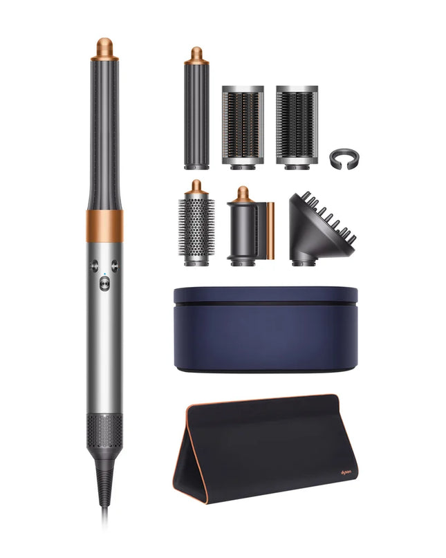 Dyson Airwrap Complete Long for straight and wavy hair. Dry, curl, shape, smooth, and hide flyaways with no heat damage. Re-engineered attachments harness Enhanced Coanda airflow for faster and more versatile styling.