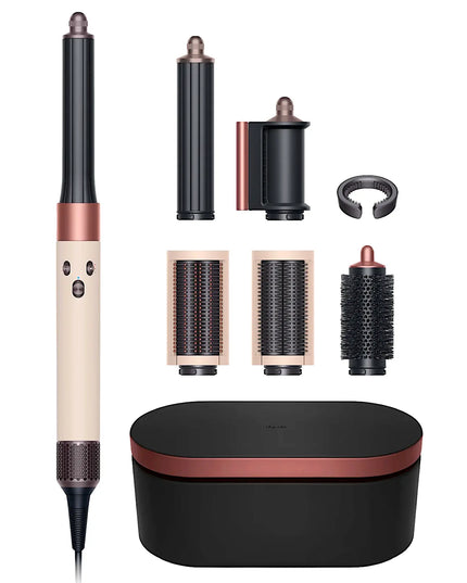 Engineered for multiple hair types and styles making it the perfect gift. Curl. Wave. Smooth. Dry. With no extreme heat. The Dyson Airwrap multi-styler complete resets the world of hair styling. By combining powerful digital motor with aerodynamics, the phenomenon known as the Coanda effect occurs to curl, wave and smooth – with no extreme heat. Using only air, the Coanda effect attracts hair to the barrel for you.