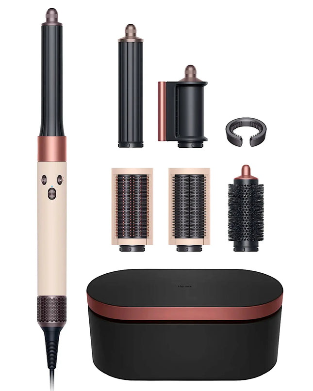 Engineered for multiple hair types and styles making it the perfect gift. Curl. Wave. Smooth. Dry. With no extreme heat. The Dyson Airwrap multi-styler complete resets the world of hair styling. By combining powerful digital motor with aerodynamics, the phenomenon known as the Coanda effect occurs to curl, wave and smooth – with no extreme heat. Using only air, the Coanda effect attracts hair to the barrel for you.