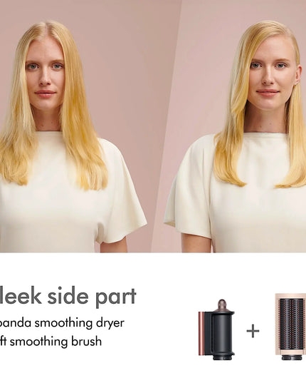 Engineered for multiple hair types and styles making it the perfect gift. Curl. Wave. Smooth. Dry. With no extreme heat. The Dyson Airwrap multi-styler complete resets the world of hair styling. By combining powerful digital motor with aerodynamics, the phenomenon known as the Coanda effect occurs to curl, wave and smooth – with no extreme heat. Using only air, the Coanda effect attracts hair to the barrel for you.