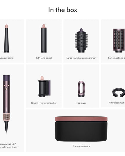 The latest Airwrap technology, Airwrap i.d. Is the only connected multi-styler to recommend a personalized curling routine according to your hair and styling profile. A faster, easier way to achieve more consistent curls.