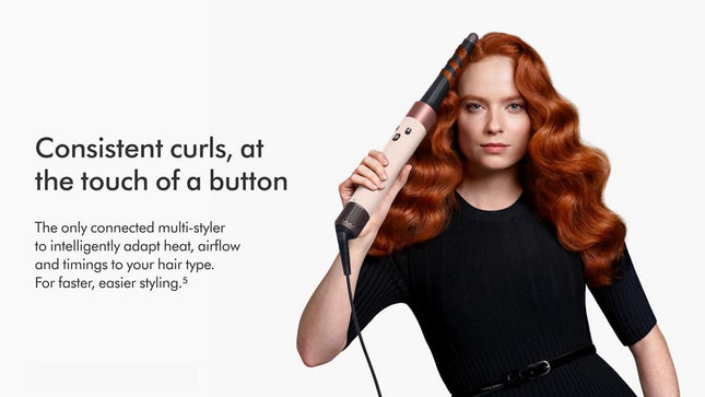 Perfect curls at the touch of a button. A faster, easier way to achieve long lasting curls^ with no heat damage.