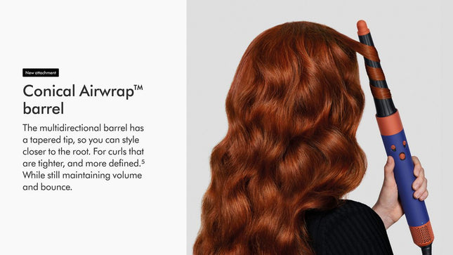 Perfect curls at the touch of a button. A faster, easier way to achieve long lasting curls^ with no heat damage.