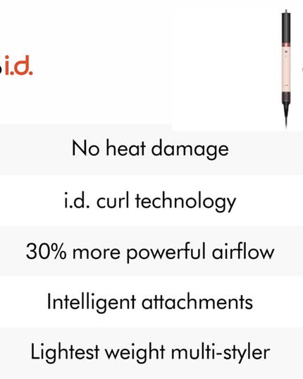 The most powerful Dyson Airwrap™ multi-styler for supercharged styling. 2x the air pressure from the new Dyson Hyperdymium™ 2 motor.