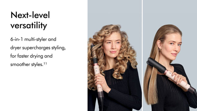 The most powerful Dyson Airwrap™ multi-styler for supercharged styling. 2x the air pressure from the new Dyson Hyperdymium™ 2 motor.