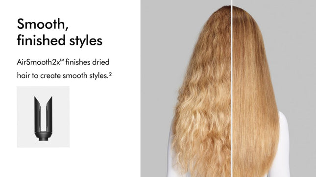 The most powerful Dyson Airwrap™ multi-styler for supercharged styling. 2x the air pressure from the new Dyson Hyperdymium™ 2 motor.