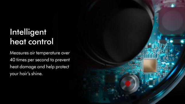 The original Dyson Supersonic™ hair dryer.

Fast drying, no heat damage.