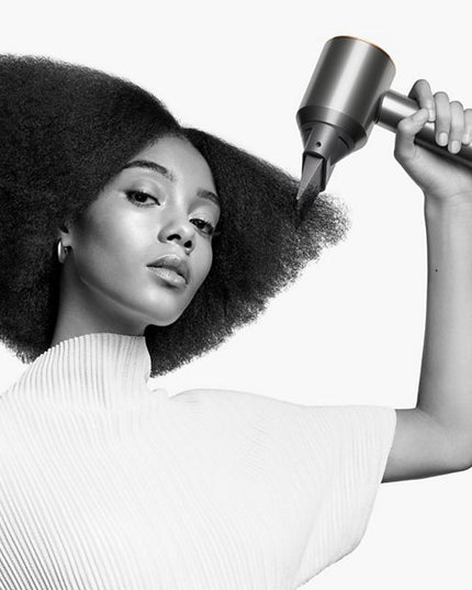 The original Dyson Supersonic™ hair dryer.

Fast drying, no heat damage.