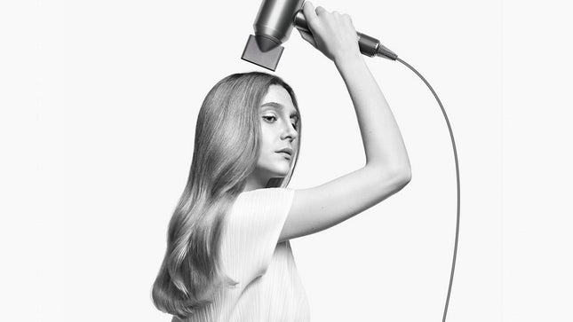 The original Dyson Supersonic™ hair dryer.

Fast drying, no heat damage.