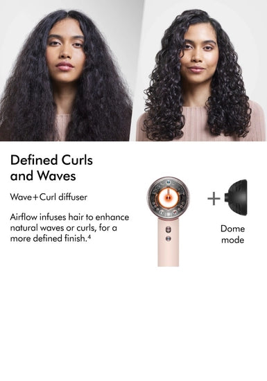 Now in Limited Edition Jasper Plum, Dyson's iconic Supersonic™ Nural hair dryer, with added intelligence.