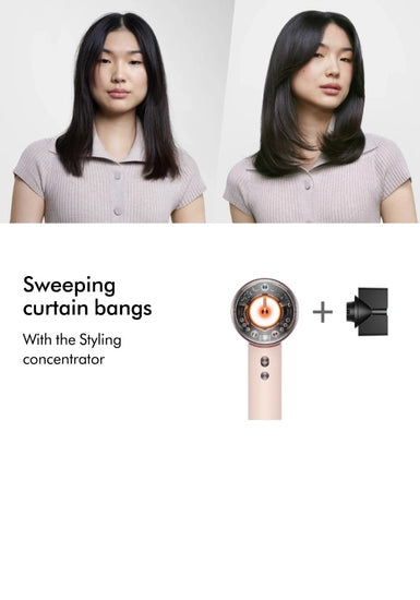 Now in Limited Edition Jasper Plum, Dyson's iconic Supersonic™ Nural hair dryer, with added intelligence.