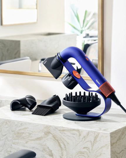 Dyson-designed display stand.