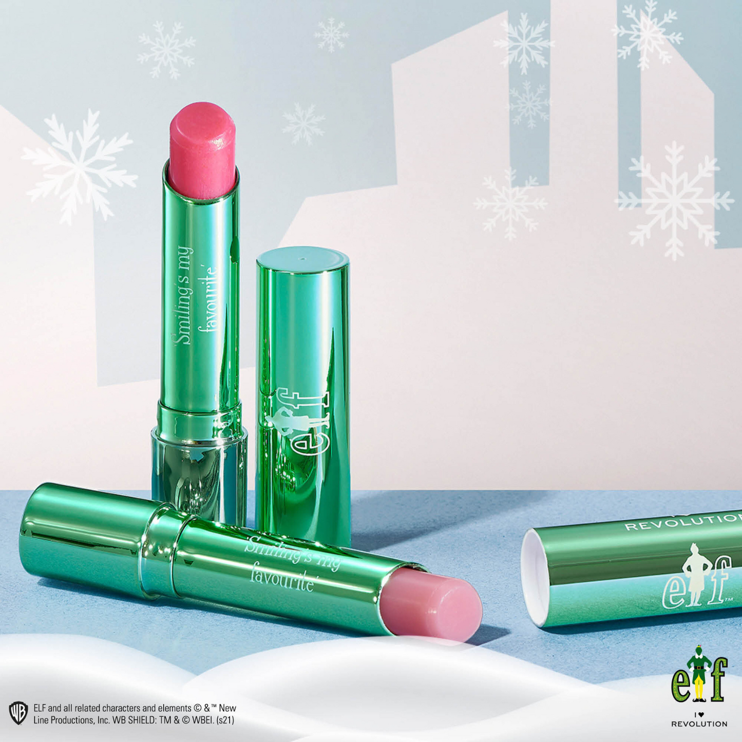 I Heart Revolution x Elf™ x I Heart Revolution Smiling's My Favourite Lip Balm & Lip Scrub Duo