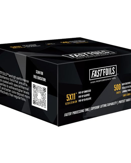 Experience a minimum of 25% faster processing time with our high-performance endothermic foils. Designed with special thermal properties to achieve a more consistent, even, and higher level of lift with better colour deposit, eliminating the need to use damaging levels of developer.